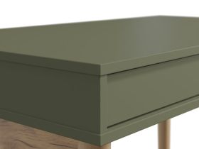 Письменный стол Эльси 100x55 Оливковый/Натуральный