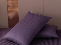 Комплект постельного белья Страйп Сатин Однотонный CT032 VIVA - HOME TEXTILE. Универмаг V4