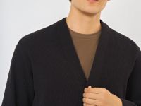 Кардиган из мягкой пряжи, Коричневый