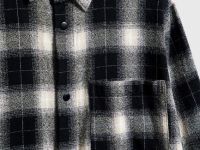 Рубашка в клетку, Черный