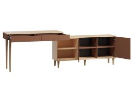 Стол-тумба Элвуд 250x78 Терракотовый