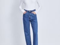 Джинсы straight fit женские