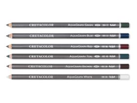 Набор карандашей акварельных Cretacolor "AQUA GRAPH SET" 6 цв в металлической коробке