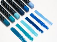 Набор масляной пастели профессиональной Малевичъ 6 шт, синие оттенки