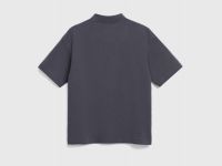 Поло с воротником на молнии для мальчиков, Серый