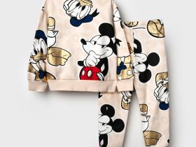 Комплект трикотажный для девочек: толстовка, брюки