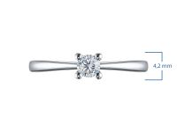 Кольцо из серебра э0612кц04164200