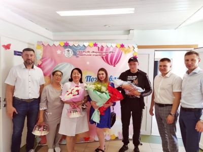 У бойца родился сын