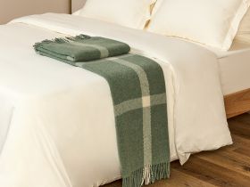 Плед Striscia calda, зеленый