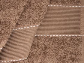 Полотенце махровое Tesoro, бежевое