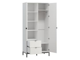 Распашной шкаф Трейвис 2-93x205 Белый