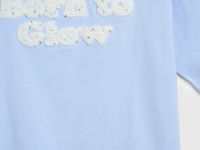 Футболка с аппликацией для девочек, Голубой