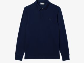 Мужское поло Lacoste с длинными рукавами