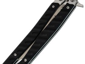 Нож-бабочка (балисонг) НОКС Финка Б, сталь AUS-8, рукоять G10