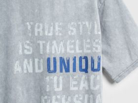 Футболка с принтом для мальчиков, Серый