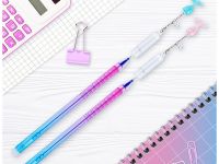 Ручка гелевая стираемая MESHU "Mermaids" синяя, 0,5 мм, корпус ассорти