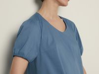 Платье А-силуэта с коротким рукавом