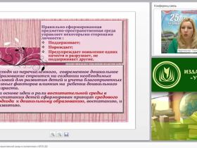 Модель предметно-пространственной среды в соответствии с ФГОС ДО