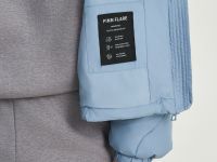 Утепленная куртка с воротником-стойкой