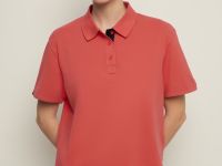 Поло с контрастной отделкой