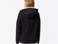 Женская хлопковая толстовка Lacoste с капюшоном