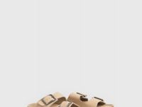 Cандалии из натуральной замши, Бежевый