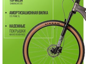 Горный велосипед Stinger Graphite STD 29, год 2025, цвет Серый, ростовка 18