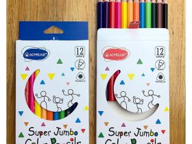 Набор карандашей цветных утолщенных трехгранных Acmeliae 12 цв. в картонном футляре