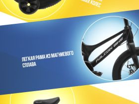 Детский велосипед Falcon Bike Mild 14, год 2024, цвет Черный