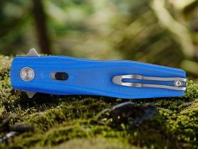 Нож складной Ruike P188-E, сталь D2, рукоять G10, синий