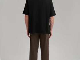 Футболка объемного кроя из джерси