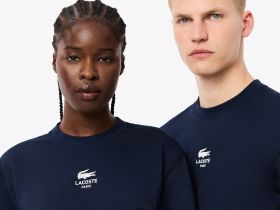 Хлопковая футболка Lacoste унисекс