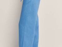 Брюки изо льна на резинке