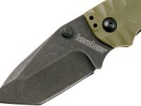 Складной нож Kershaw Shuffle II, сталь 8Cr13MoV, рукоять термопластик GRN, хаки
