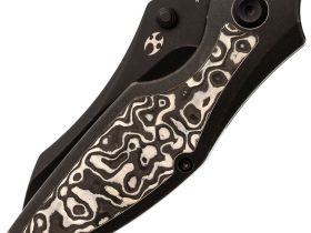 Складной нож Kansept Baba Yaga, сталь CPM 20CV, рукоять титан/карбон