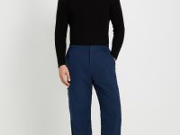 Утепленные брюки с эластичным поясом