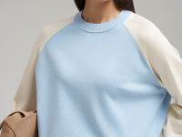 Свободный джемпер с рукавами-реглан