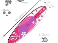 Надувная доска для SUP-бординга ZAP Dream 10 Fusion