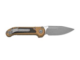Автоматический нож Microtech LUDT Gen III 1135-10APTA, сталь M390MK, рукоять алюминий, бежевый