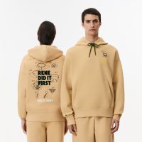 Хлопковое худи Lacoste унисекс с капюшоном