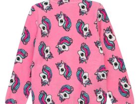 Толстовка из флиса на молнии для девочки