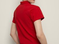 Поло приталенного силуэта с вышивкой