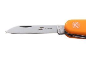 Нож перочинный Stinger FK-K5017-6P 90 мм, 11 функций, оранжевый