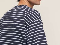 Оверсайз футболка в полоску