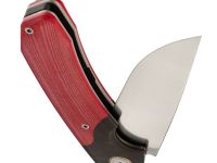Складной нож Maxace Goliath Red, сталь Bohler K110, рукоять G10 красный/темный больстер