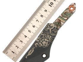 Нож киридаши Koi Dragon, сталь AUS-8