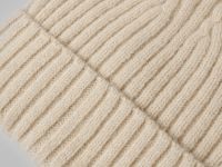 Шапка-бини с шерстью