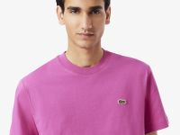 Мужская хлопковая Футболка Lacoste с коротким рукавом