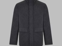 Утепленная куртка с воротником-стойкой