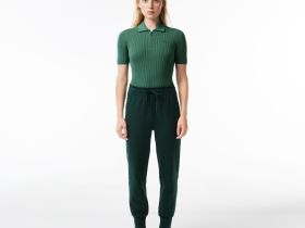 Женские спортивные брюки Lacoste из хлопка